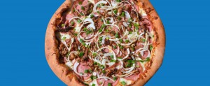 Pulled Pork March Madness Special Pizza Baller Pie