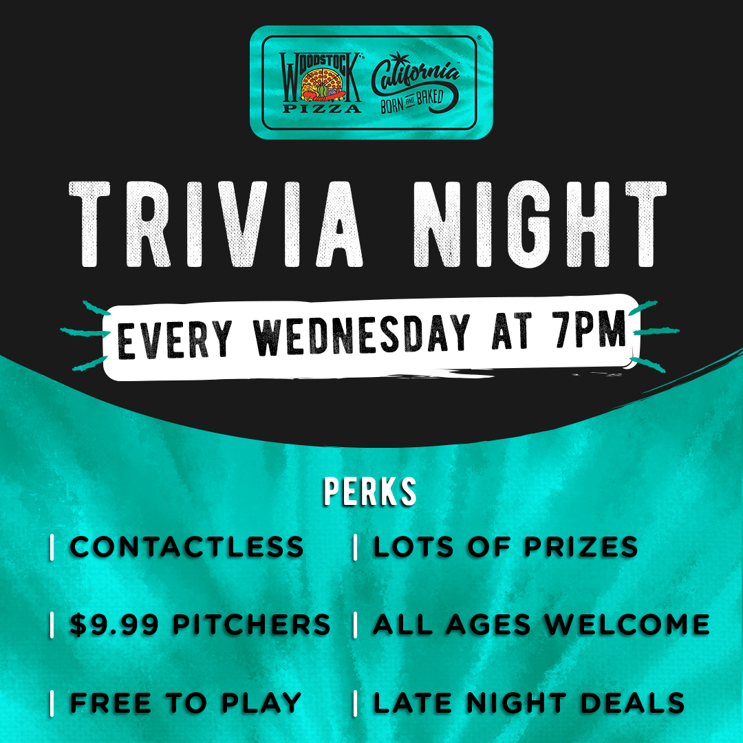 Trivia Night is back! Every Wednesday at 7pm