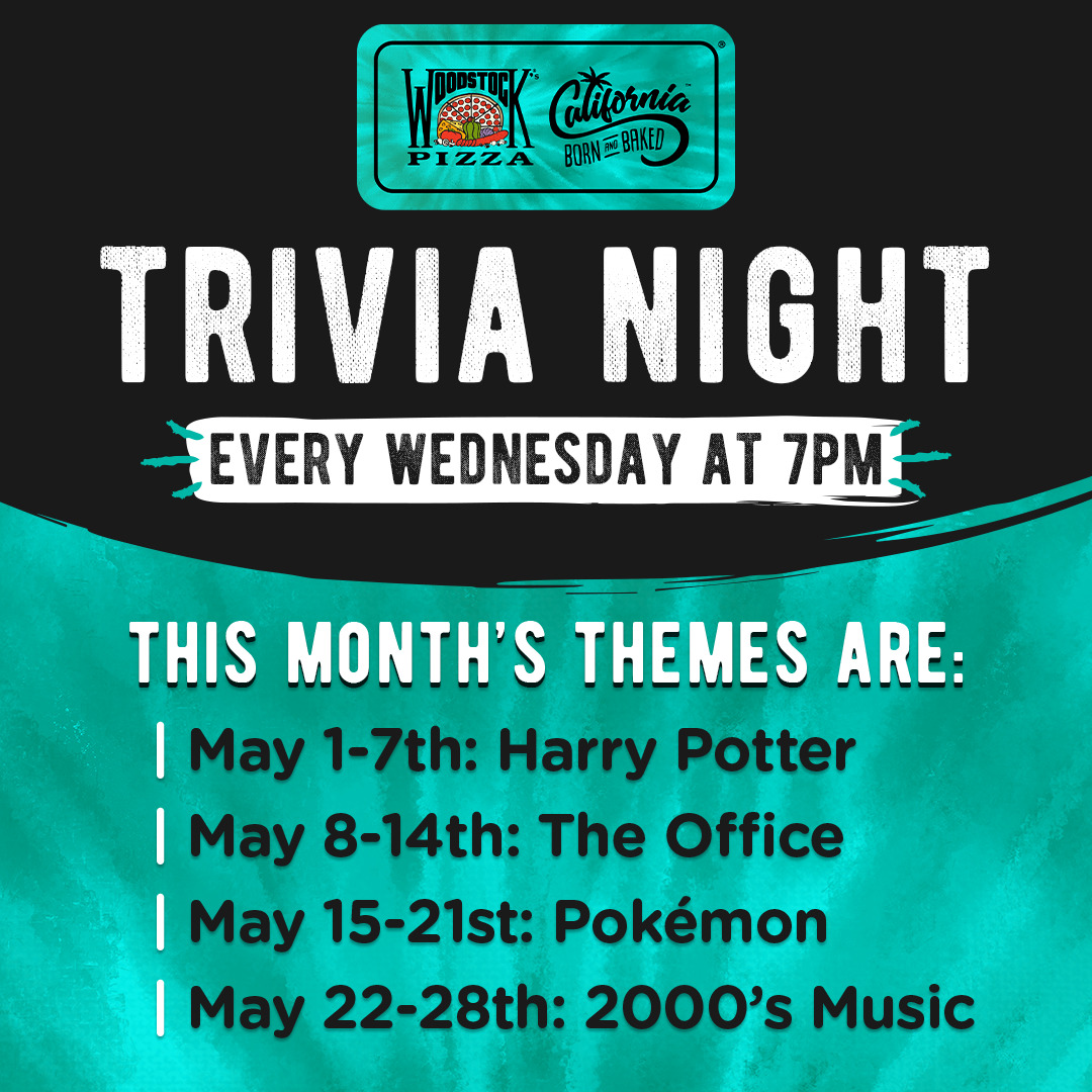 Trivia Night is back! Every Wednesday at 7pm